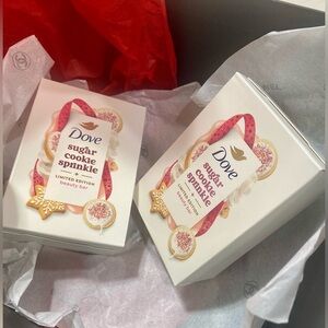 🍪 Sugar Cookie Sprinkle Dove Beauty Bars New in box! x2